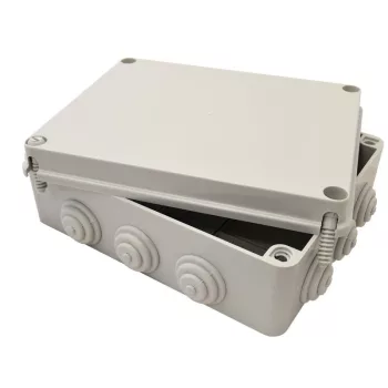   TRACON TQBY25209 - Kötődoboz, falon kívüli, műanyag csavarral 250×200×90,IP65
