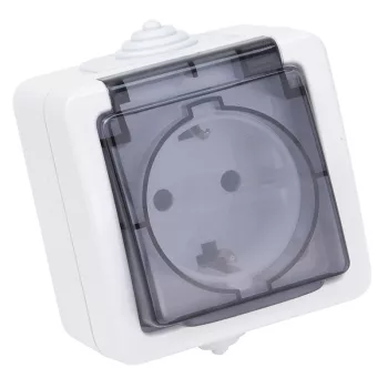   TRACON TR-PH01 - Falon kívüli csatlakozóaljzat 16A/250VAC, IP54