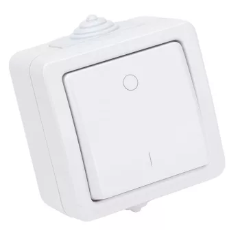   TRACON TR-PH04 - Falon kívüli kétpólusú kapcsoló 10AX/250VAC, IP54, (102)