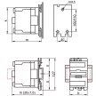 TRACON TR1D9511F7 - Kontaktor 400V, 50Hz, 95A, 45kW, 110V AC, 3×NO+(1×NO+1×NC)