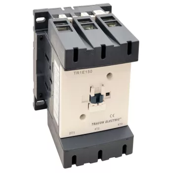   TRACON TR1E150V7 - Nagyáramú kontaktor 415V, 50Hz, 150A, 75kW, 400V AC, 3×NO