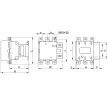 TRACON TR1E205V7 - Nagyáramú kontaktor 415V, 50Hz, 205A, 110kW, 400V AC, 3×NO+1×NO