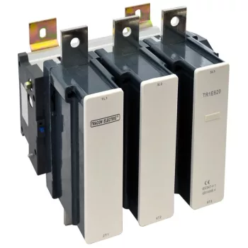   TRACON TR1E620 - Nagyáramú kontaktor 415V, 50Hz, 620A, 335kW, 230V AC, 3×NO+1×NO