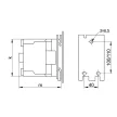 TRACON TR1F5011V7 - Kontaktor 660V, 50Hz, 50A, 22kW, 400V AC, 3×NO+(1×NO+1×NC)