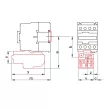 TRACON TR2HF3365 - Termikus túláramvédelmi relé TR1F segédkontaktorokhoz 690V, 0-400Hz, 80-93A, 1×NC+1×NO
