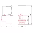 TRACON TR2HK0310 - Termikus túláramvédelmi relé TR1K segédkontaktorokhoz 690V, 0-400Hz, 4-6A, 1×NC+1×NO