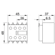 TRACON TR6DN13 - Homlokoldali segédérintkező TR1D/F és TR1E kontaktorokhoz 230V, 50Hz, 2A, 3×NC+1×NO