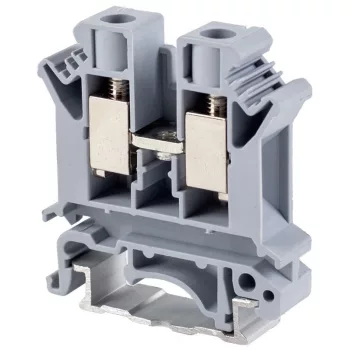   TRACON TSKA10 - Fázisvezető ipari sorozatkapocs, csavaros, sínre, szürke 0,5-10mm2, 800VAC, 76A