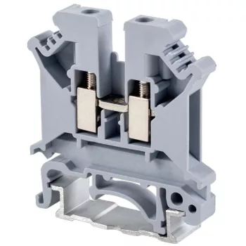   TRACON TSKA4 - Fázisvezető ipari sorozatkapocs, csavaros, sínre, szürke 0,2-4mm2, 800VAC, 41A