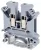 TRACON TSKA4 - Fázisvezető ipari sorozatkapocs, csavaros, sínre, szürke 0,2-4mm2, 800VAC, 41A
