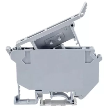   TRACON TSKA4B - Biztosítós ipari sorozatkapocs, csavaros, sínre, szürke 800V 6.3A 0.5-6 mm2