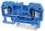 TRACON TSKC4-K - Nullavezető ipari sorozatkapocs, rugós, sínre, kék 800V 32A 0.08-4 mm2 2P
