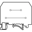 TRACON TSKC4E - Emeletes ipari sorozatkapocs,rugós, sínre, szürke 500V 26A 0.08-4 mm2 4P