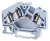 TRACON TSKC4/3D - Fázisvezető ipari sorozatkapocs, rugós, sínre, szürke 800V 32A 0.08-4 mm2 3P