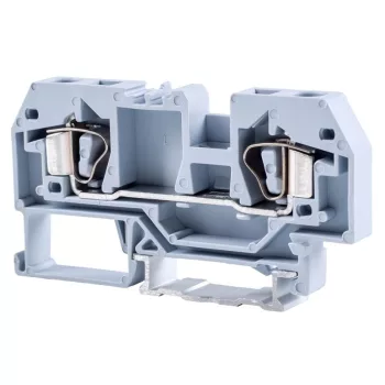   TRACON TSKC6 - Fázisvezető ipari sorozatkapocs, rugós, sínre, szürke 800V 41A 0.2-6 mm2 2P