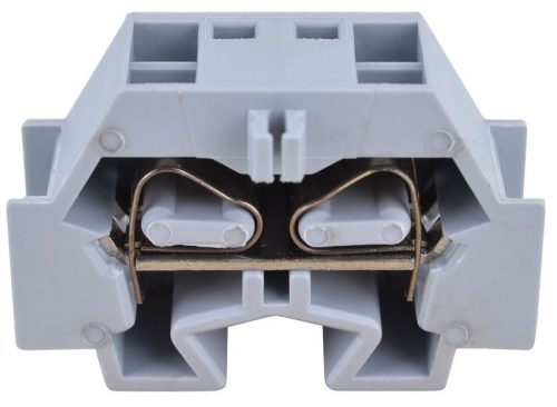 TRACON TSKD4D - Mini rugós ipari sorozatkapocs, csavarral rögzíthető, szürke 690V 32A 0.08-4 mm2 2P