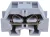 TRACON TSKD4D - Mini rugós ipari sorozatkapocs, csavarral rögzíthető, szürke 690V 32A 0.08-4 mm2 2P