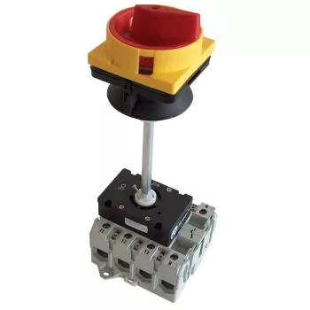   TRACON TSS-20/3K - Biztonsági lakatolható szakaszoló kapcsoló ajtókupplunggal 400V, 50Hz, 20A, 3P, 5,5kW, 48×48mm