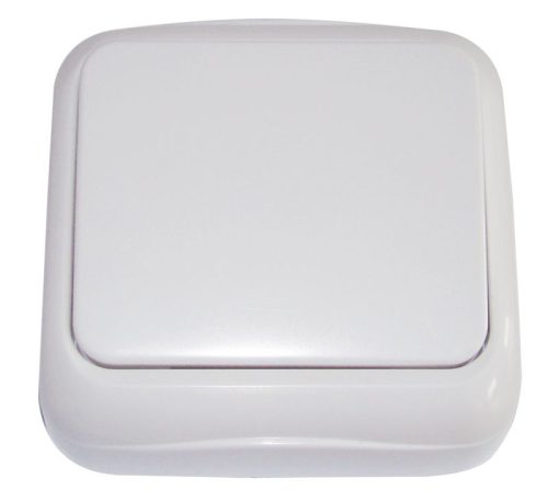 TRACON TTK-01 - Falon kívüli 1-áramkörös kapcsoló (tapétakapcsoló) 10AX/250VAC, IP20 (101)