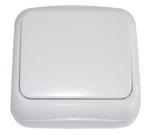 TRACON TTK-03 - Falon kívüli kétpólusú kapcsoló (tapétakapcsoló) 10AX/250VAC, IP20 (102)