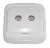 TRACON TTK-32 - Falon kívüli TV és FM csatlakozó (tapétakapcsoló) 9,5mm