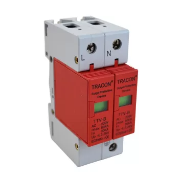   TRACON TTV-B230 - Túlfeszültségvédő készülék, 2.-es típus 30kA, 2P