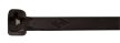 TRACON TU208 - UV-álló fémnyelves kábelkötegelő, fekete 208×3,6mm, D=2-50mm, PA6.6