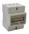 TRACON TVO-F3-4M - LCD kijelzésű fogyasztásmérő, közvetlen,3 fázisú,4 modul 400V / 10 (100)A Pd=3W