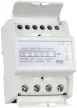 TRACON TVOF1M4 - Elektromech. fogyasztásmérő, közvetlen, 1 fázisú, 4 modul 230VAC / 10(100)A