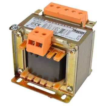   TRACON TVTR-100-B - Normál, egyfázisú kistranszformátor 230V / 6-12-18-24V, max.100VA