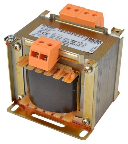 TRACON TVTR-200-E - Normál, egyfázisú kistranszformátor 230V / 42-110-230V, max.200VA