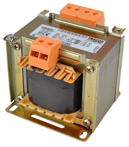 TRACON TVTR-250-D - Normál, egyfázisú kistranszformátor 230V / 24-42-110V, max.250VA