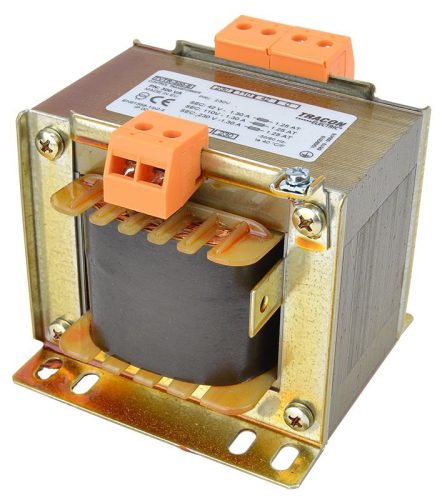 TRACON TVTR-300-E - Normál, egyfázisú kistranszformátor 230V / 42-110-230V, max.300 VA