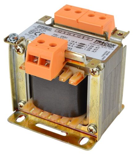 TRACON TVTR-50-C - Normál, egyfázisú kistranszformátor 230V / 12-24-42V, max.50VA