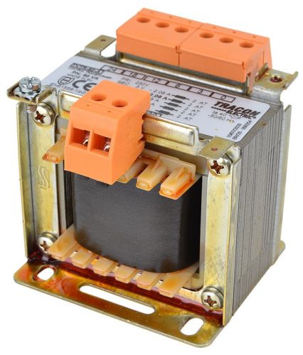 TRACON TVTR-50-P - Normál, egyfázisú kistranszformátor 500V / 24V, max.50VA