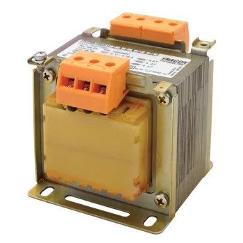   TRACON TVTRB-100-A - Biztonsági, egyfázisú kistranszformátor 230-400V / 6-12-24V, max.100VA