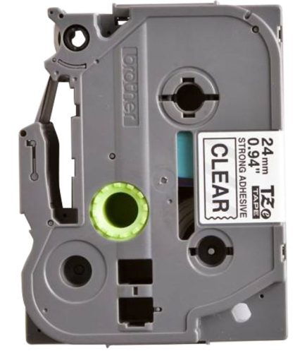 TRACON TZE-S121 - Brother  TZe-S121 szalagkazetta, átlátszó alap, fekete betű 9 mm / 8 m