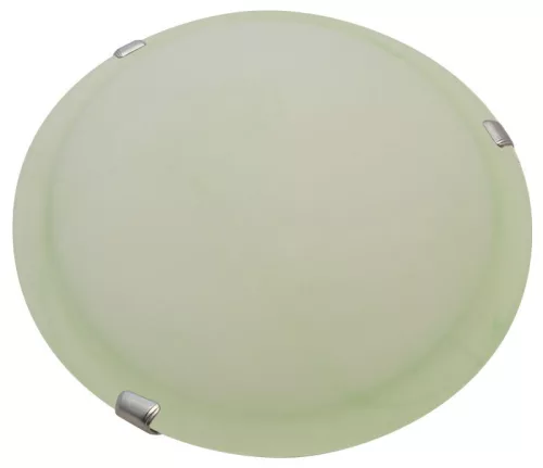 TRACON UFO-1-Z - Üveg mennyezeti UFO lámpatest, zöld 230V, 50Hz, E27, max.1×60W, D=300 mm
