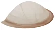 TRACON UFO-F-B - Üveg oldalfali fél UFO lámpatest, bézs 230V, 50Hz, E27, max.1×60W, D=300 mm