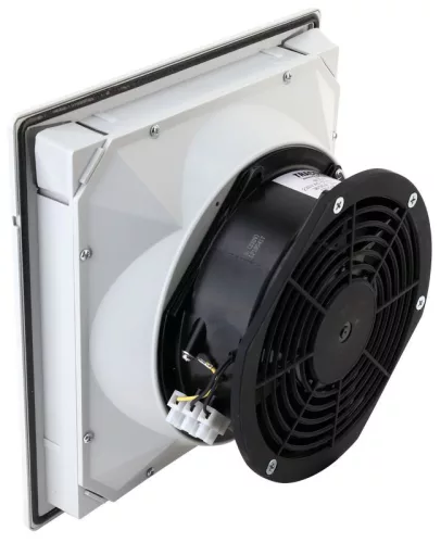 TRACON V170 - Szellőztető ventilátor szűrőbetéttel 250×250mm, 170 m3/h, 230V 50/60Hz, IP54