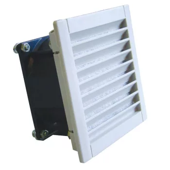   TRACON V43 - Szellőztető ventilátor szűrőbetéttel 150×150mm, 43 m3/h, 230V 50/60Hz, IP54