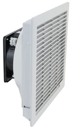 TRACON V71 - Szellőztető ventilátor szűrőbetéttel 250×250mm, 71 m3/h, 230V 50/60Hz, IP54
