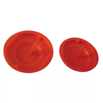 TRACON VAKFED70 - Vakolófedél, piros D=76mm