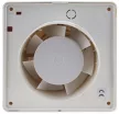 TRACON VFM100-BTH - Fürdőszoba vent. hőelemmel műk. frontzs, golyóscs+időz+pára 230 VAC, 15W, 80 m3/h, 33 dB,100 mm