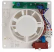 TRACON VFM100-BT - Fürdőszoba vent. hőelemmel műk. frontzsalu, golyóscsap.+időzítő 230 VAC, 15W, 80 m3/h, 33 dB,100 mm