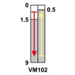 TRACON VM102 - Helyzetkapcsoló, görgős fémházas 1xNO+1xNC, 6A/230V AC-15, 0,3A/250V DC-13, IP66