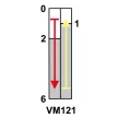 TRACON VM121 - Helyzetkapcsoló, karos-görgős fémházas 1xNO+1xNC, 6A/230V AC-15, 0,3A/250V DC-13, IP66