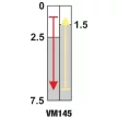 TRACON VM145 - Helyzetkapcsoló, lengőkar-görgő 1xNO+1xNC, 6A/230V AC-15, 0,3A/250V DC-13, IP66