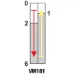 TRACON VM181 - Helyzetkapcsoló, rugószáras (acél) 1xNO+1xNC, 6A/230V AC-15, 0,3A/250V DC-13, IP66