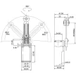 TRACON VP145 - Helyzetkapcsoló, lengőkar-görgő 1xNO+1xNC, 6A/230V AC-15, 0,3A/250V DC-13, 30-60mm, IP65